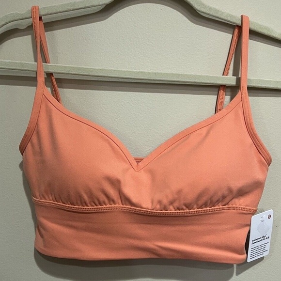 Lululemon NWT Align™ Sweetheart Bra A/B Cup sz 6 Coral Kiss - Picture 5 of 8